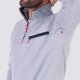 STEFF - Sporty sweater with zip collar